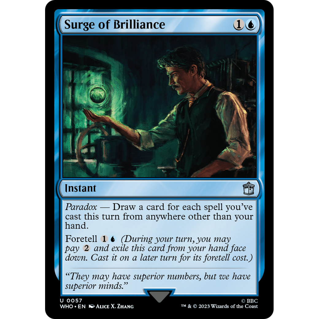 Surge of Brilliance (WHO-057) - Doctor Who