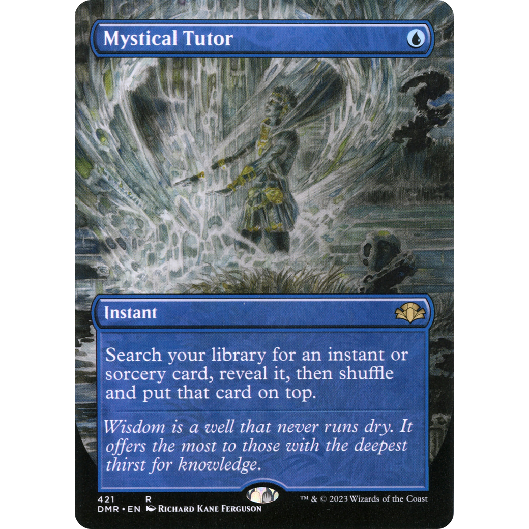 Mystical Tutor (Borderless) (DMR-421) - Dominaria Remastered (Borderless)