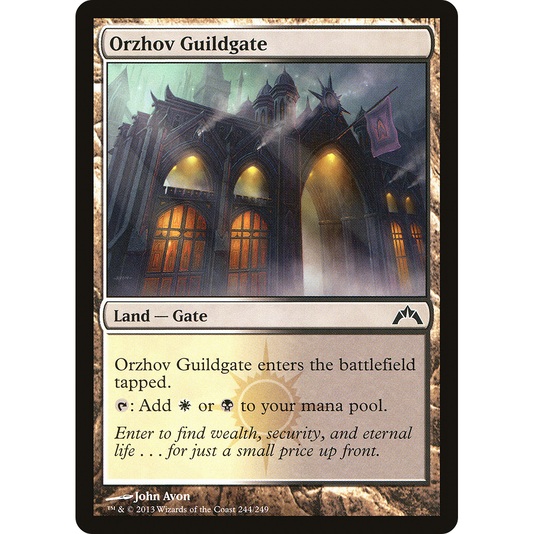 Orzhov Guildgate (GTC-244) - Gatecrash Foil