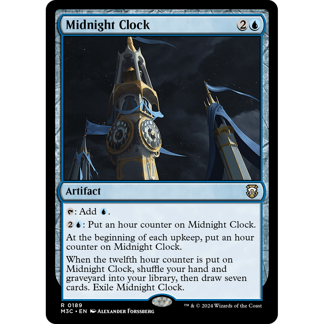 Midnight Clock (M3C-189) - Modern Horizons 3 Commander Foil