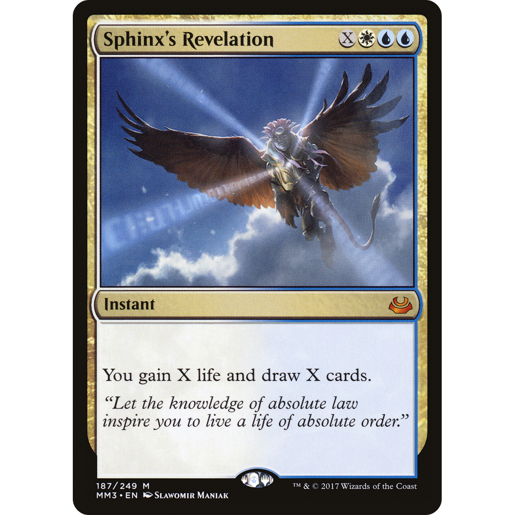 Sphinx's Revelation (MM3-187) - Modern Masters 2017 Foil