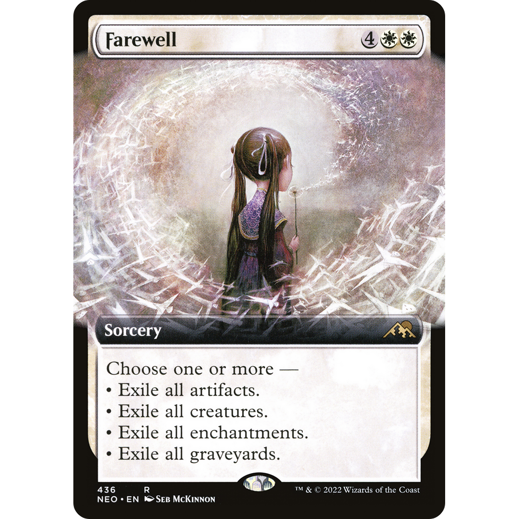 Farewell (NEO-436) - Kamigawa: Neon Dynasty: (Extended Art)