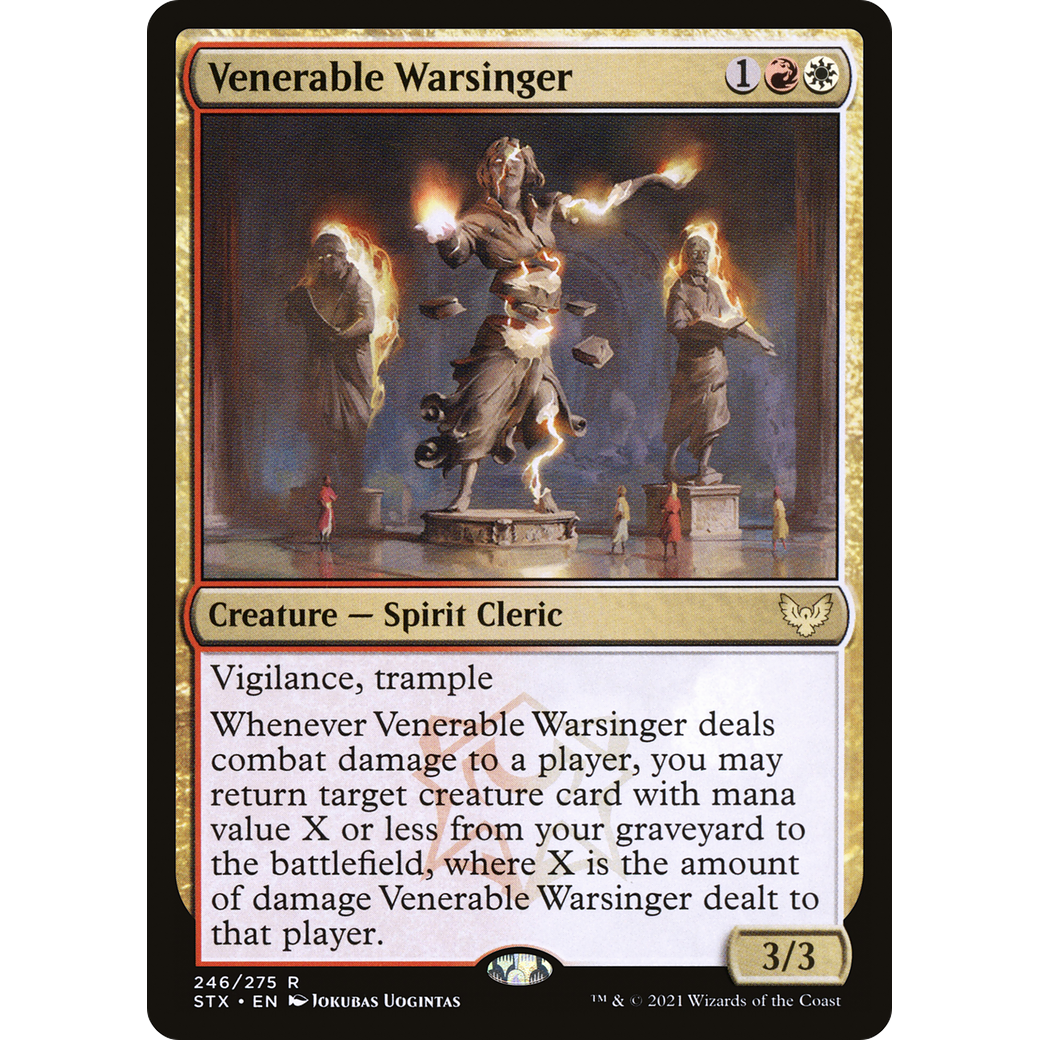 Venerable Warsinger (STX-246) - Strixhaven: School of Mages Foil