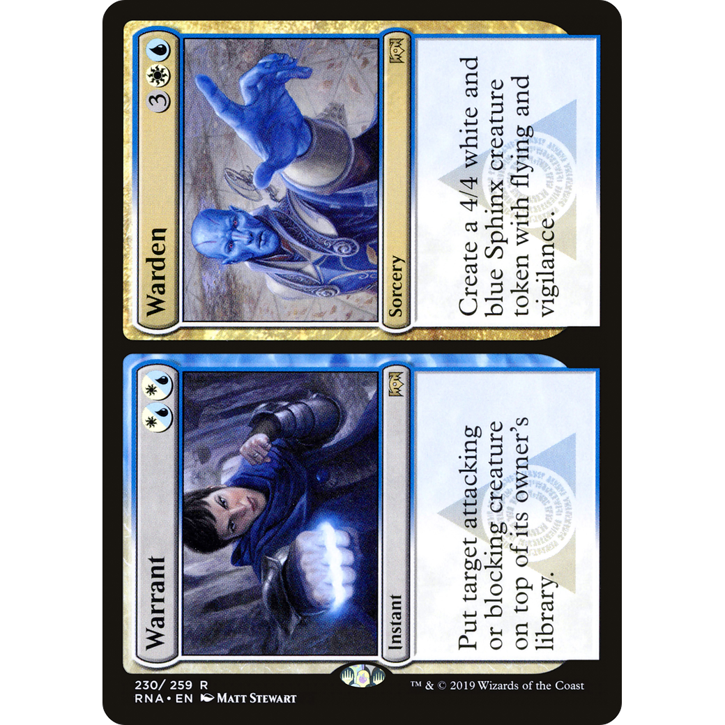 Warrant // Warden (RNA-230) - Ravnica Allegiance Foil