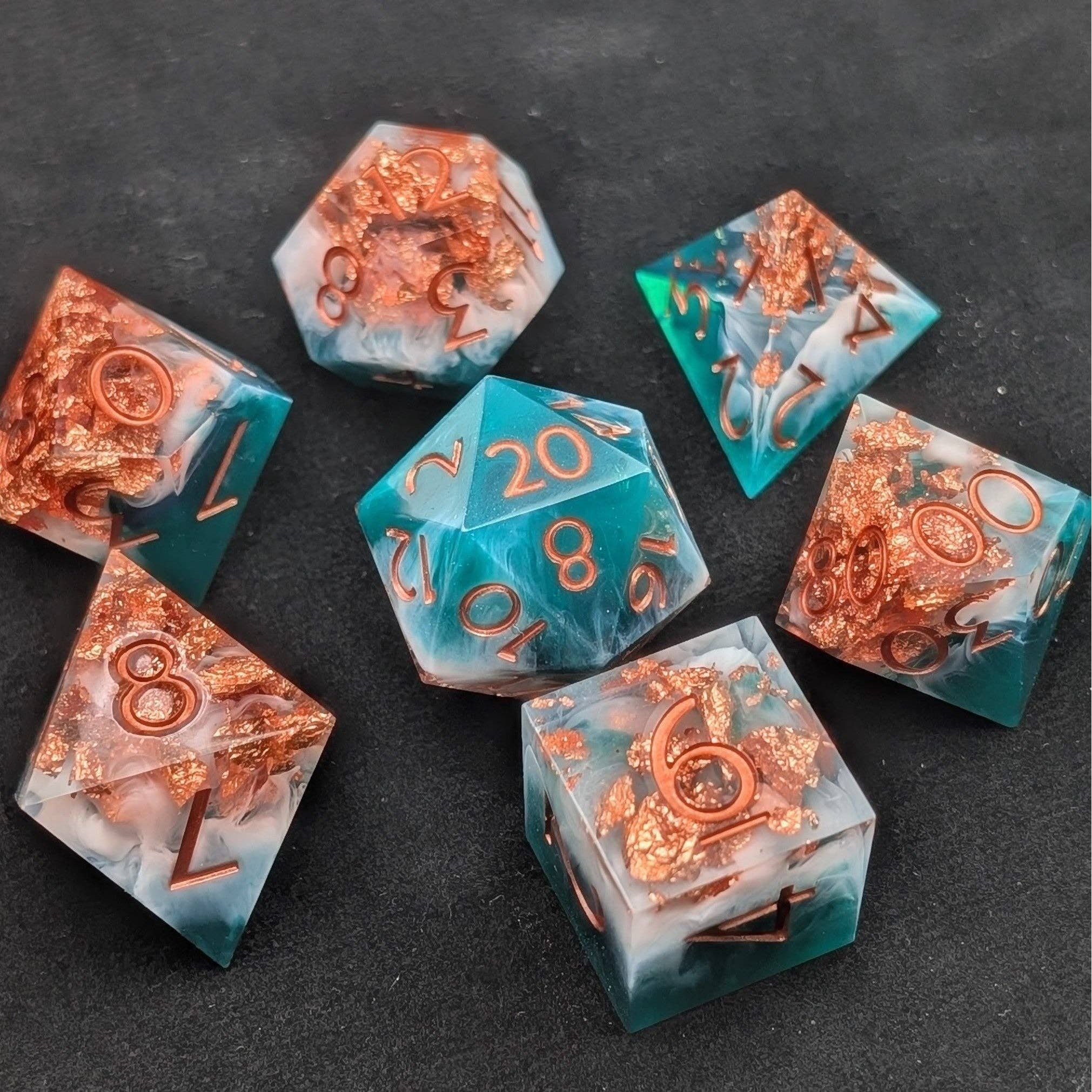 Seafarer's Bounty - Set of 7 Luxury D&D Dice Set