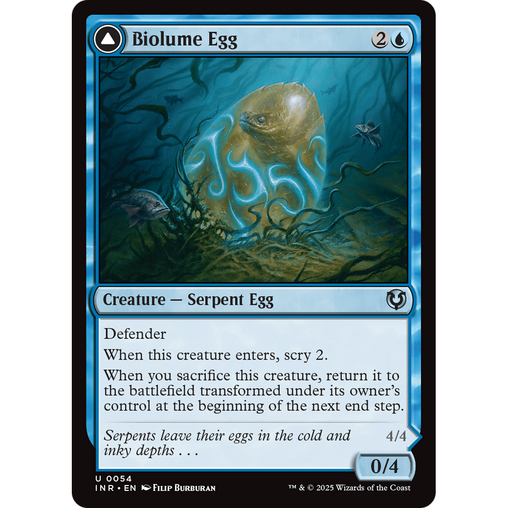 Biolume Egg // Biolume Serpent (INR-054) - Innistrad Remastered