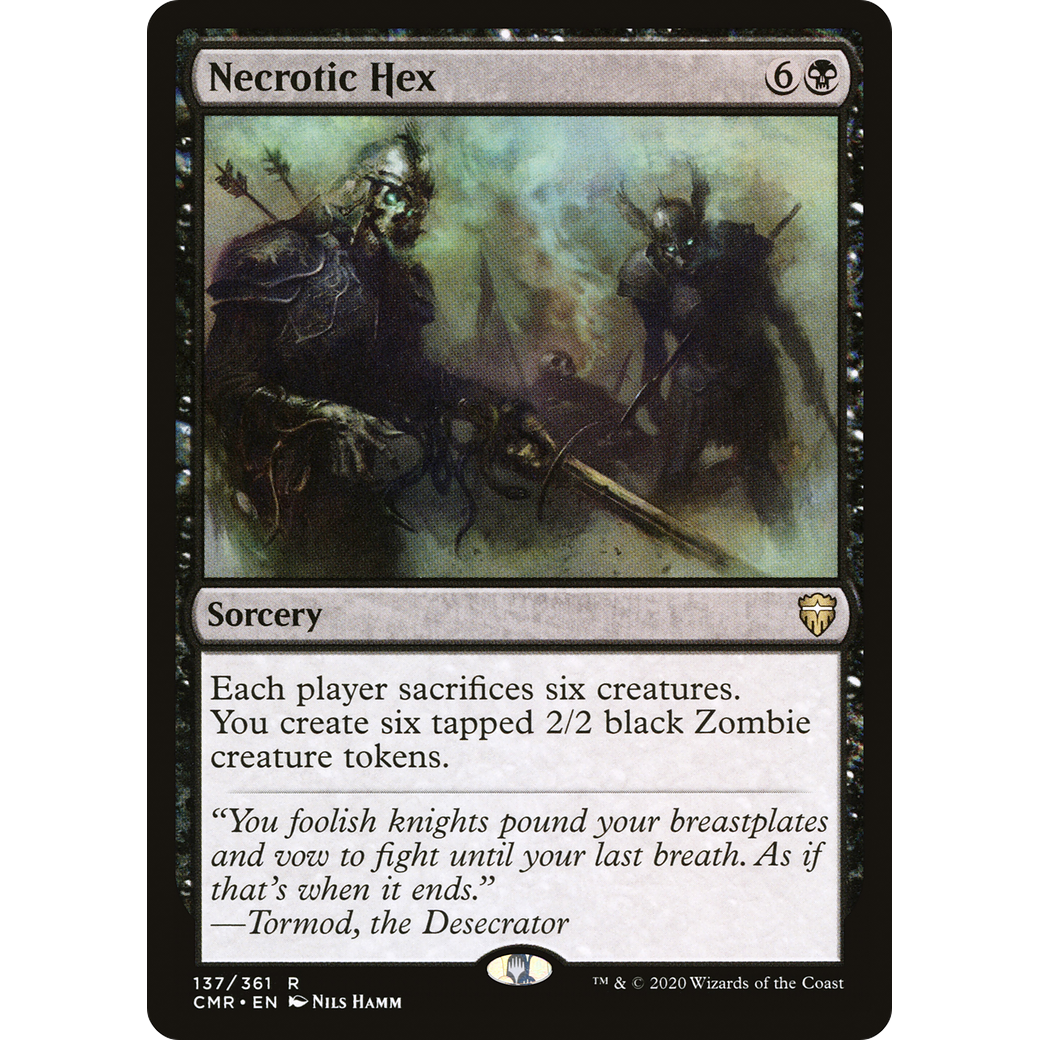 Necrotic Hex (CMR-137) - Commander Legends