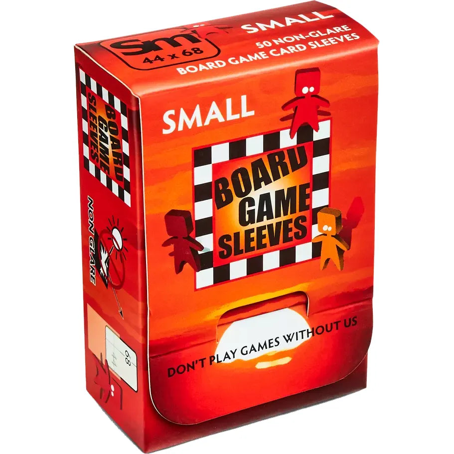 Small Clear 50ct Non-Glare Board Game Sleeves