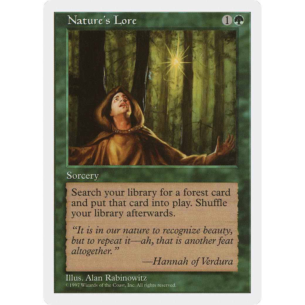 Nature's Lore (5ED-) - Fifth Edition