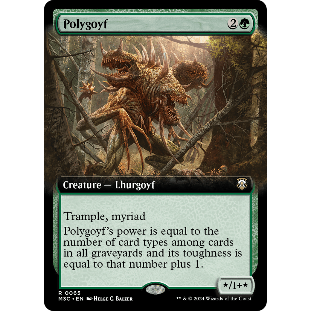 Polygoyf (M3C-065) - Modern Horizons 3 Commander: (Extended Art)