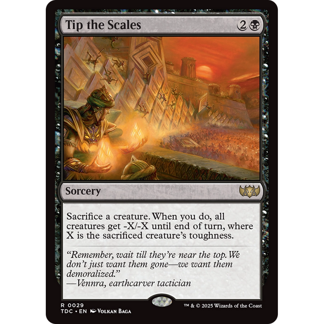 Tip the Scales (TDC-029) - Commander: Tarkir: Dragonstorm