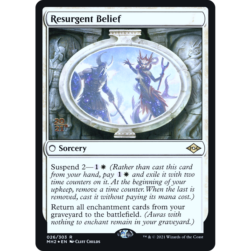 Resurgent Belief (PRE-026) - Modern Horizons 2 Promos Foil