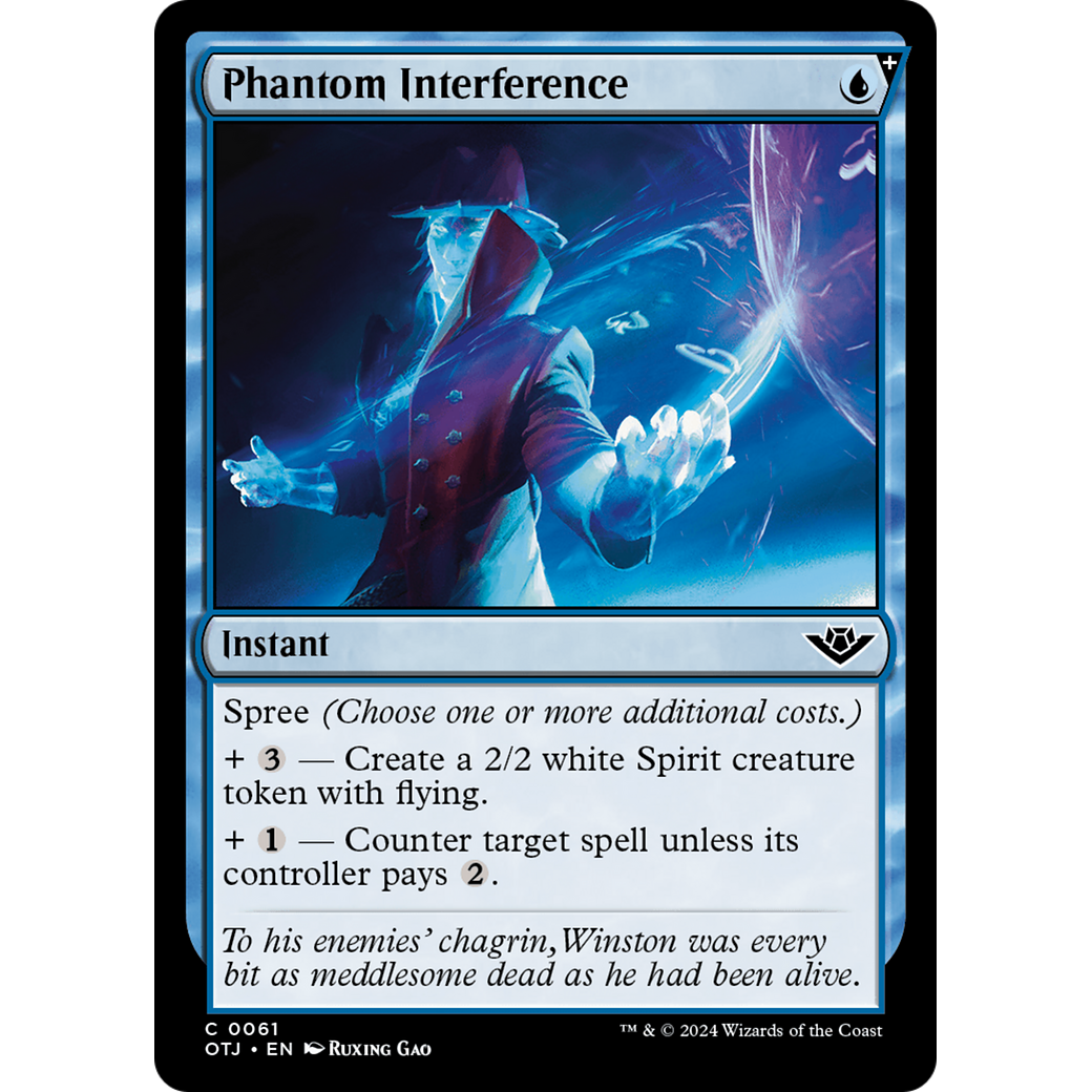 Phantom Interference (OTJ-061) - Outlaws of Thunder Junction: (spree)