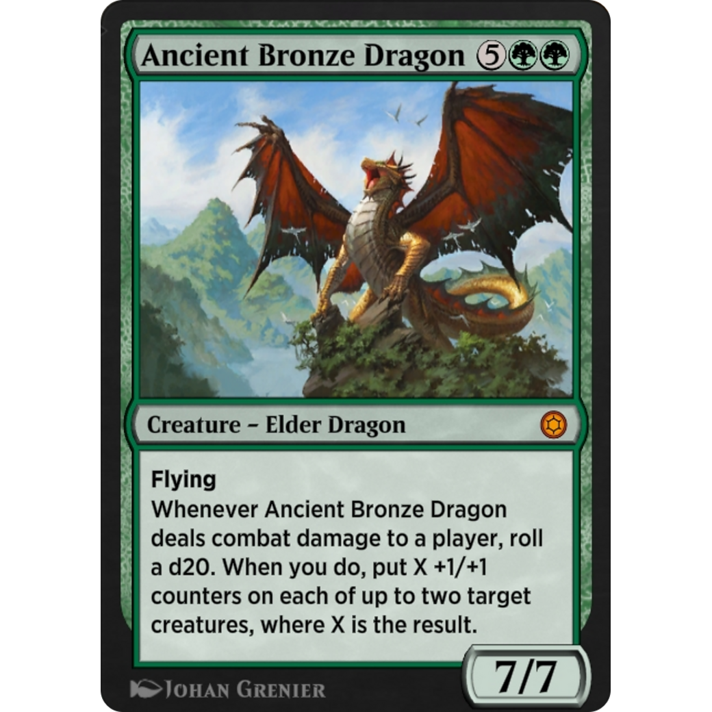 Ancient Bronze Dragon (HBG-199) - Alchemy Horizons: Baldur's Gate