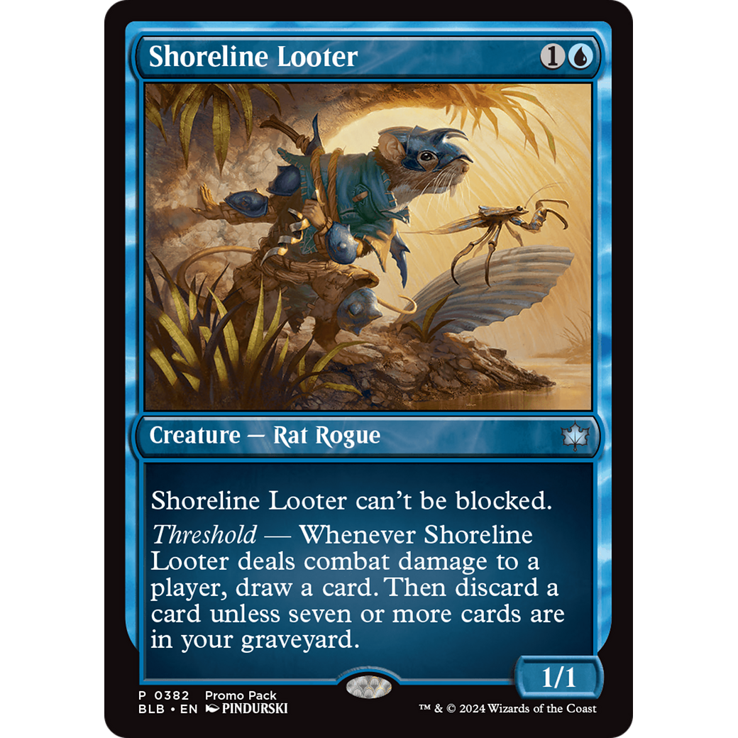 Shoreline Looter (PPBLB-382) - Bloomburrow Foil