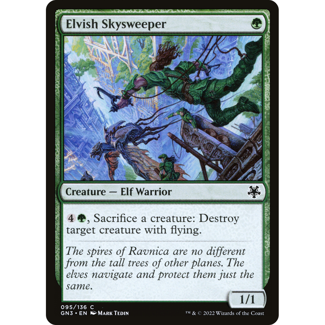 Elvish Skysweeper (GN3-095) - Game Night: Free-for-All