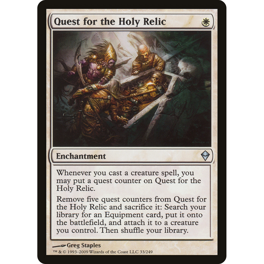 Quest for the Holy Relic (ZEN-033) - Zendikar Foil