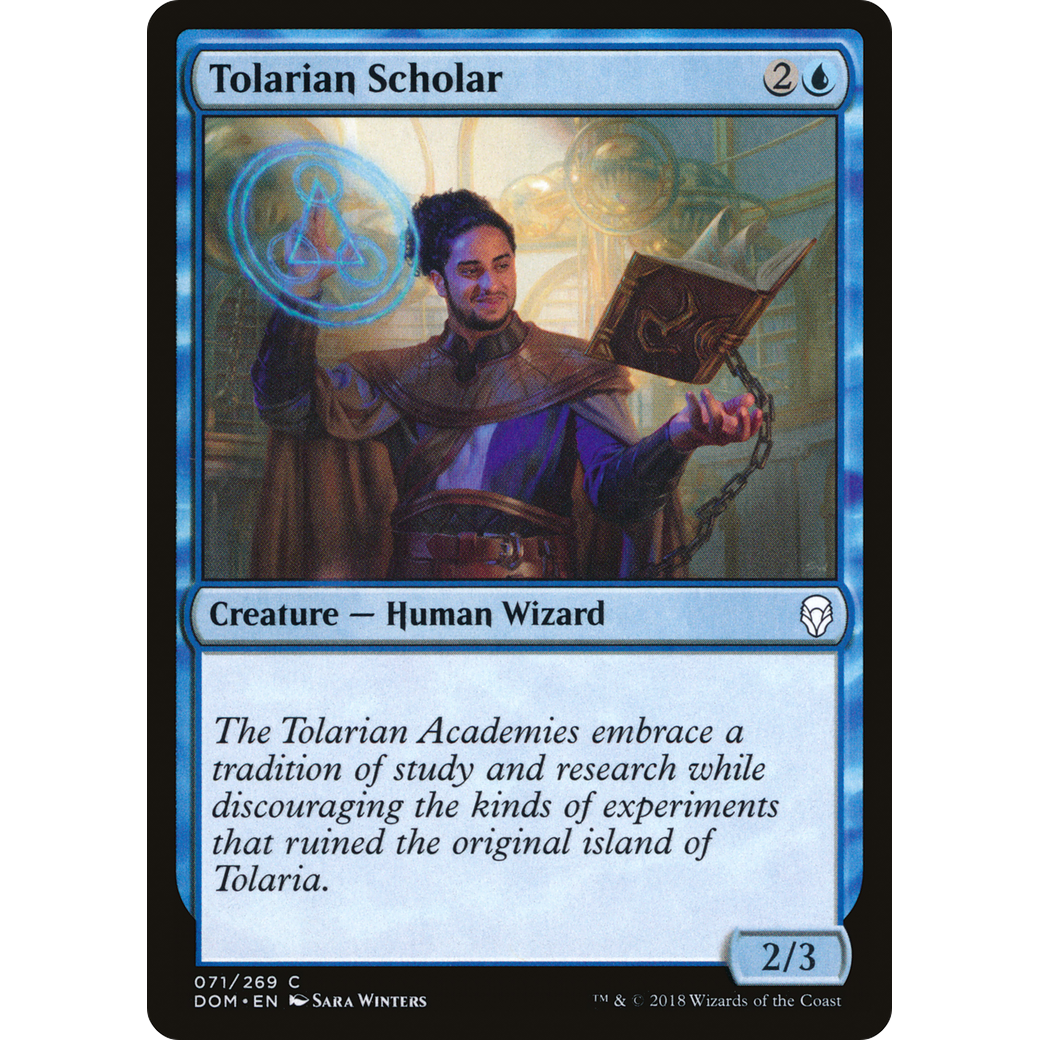 Tolarian Scholar (DOM-071) - Dominaria