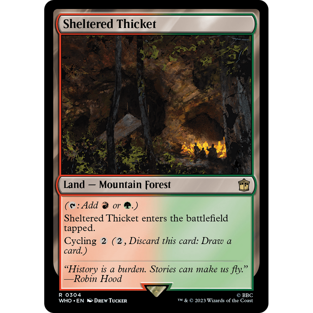 Sheltered Thicket (WHO-304) - Doctor Who