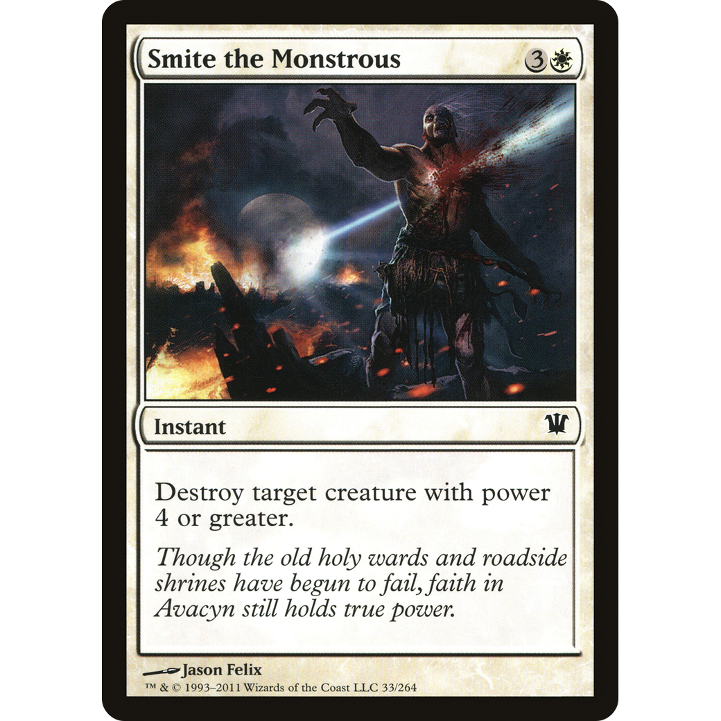Smite the Monstrous (ISD-033) - Innistrad Foil