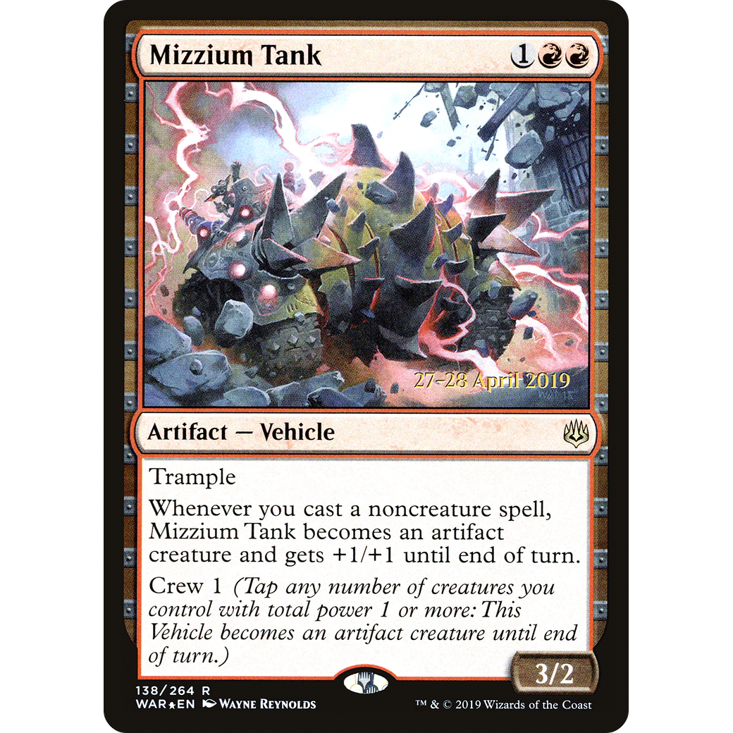 Mizzium Tank (PRE-138) - War of the Spark Promos Foil