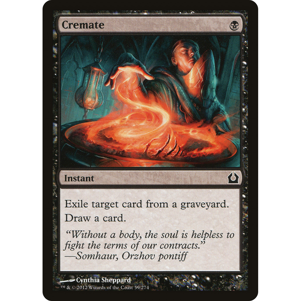 Cremate (RTR-059) - Return to Ravnica Foil