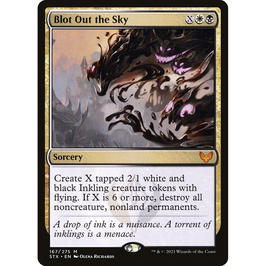 Blot Out the Sky (STX-167) - Strixhaven: School of Mages Foil