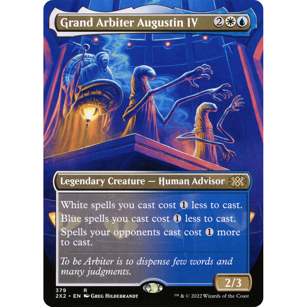 Grand Arbiter Augustin IV (Borderless) (2X2-379) - Double Masters 2022 (Borderless)