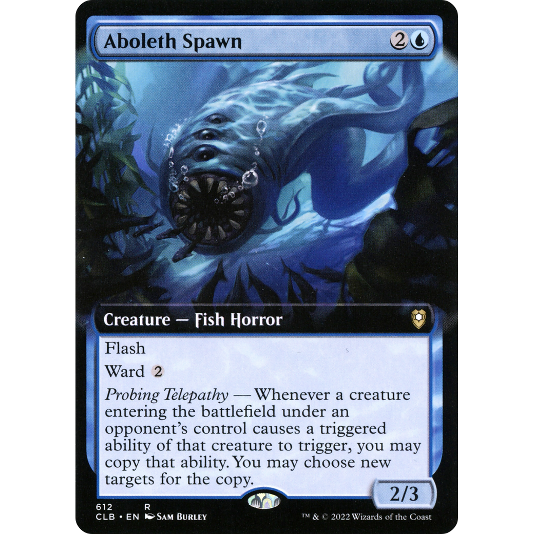 Aboleth Spawn (CLB-612) - Commander Legends: Battle for Baldur's Gate: (Extended Art)