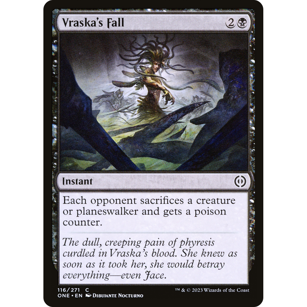 Vraska's Fall (ONE-116) - Phyrexia: All Will Be One Foil
