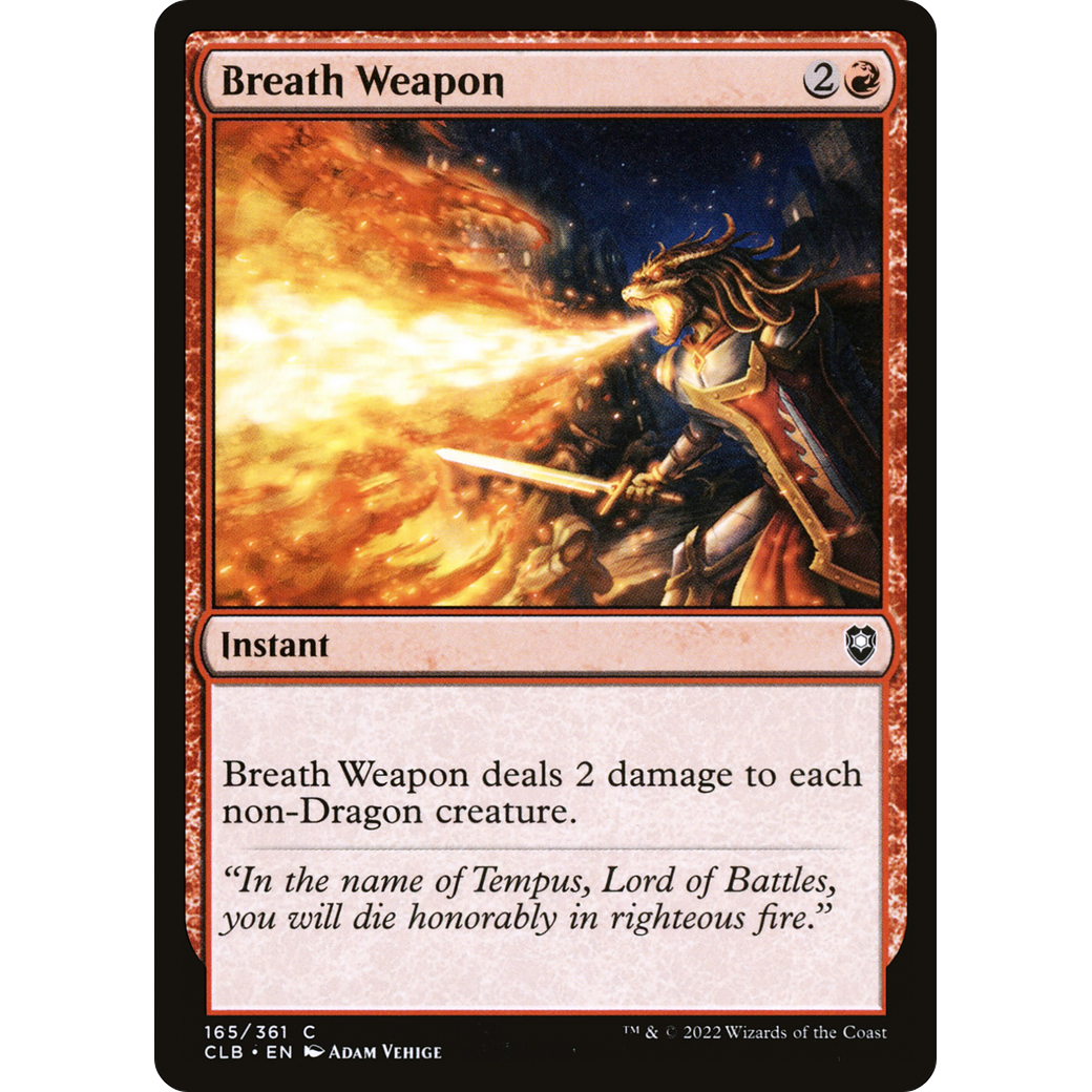 Breath Weapon (CLB-165) - Commander Legends: Battle for Baldur's Gate