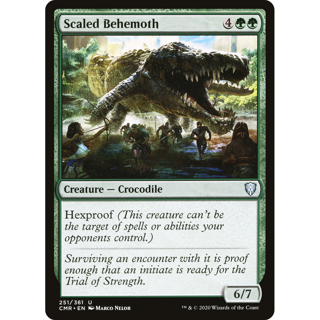 Scaled Behemoth (CMR-251) - Commander Legends Foil