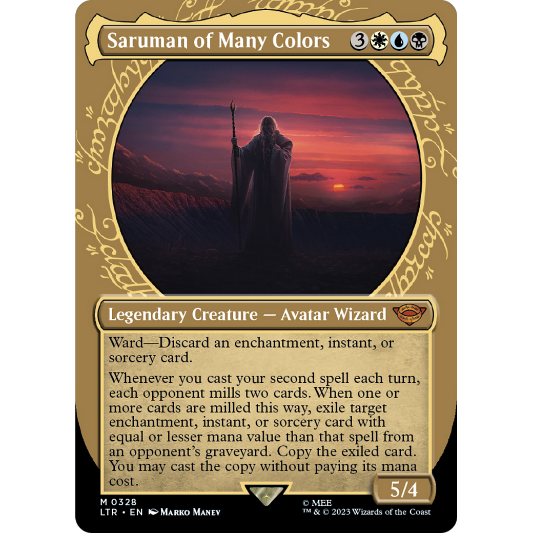 Saruman of Many Colors (LTR-328) - The Lord of the Rings: Tales of Middle-earth: (Showcase) (Borderless)