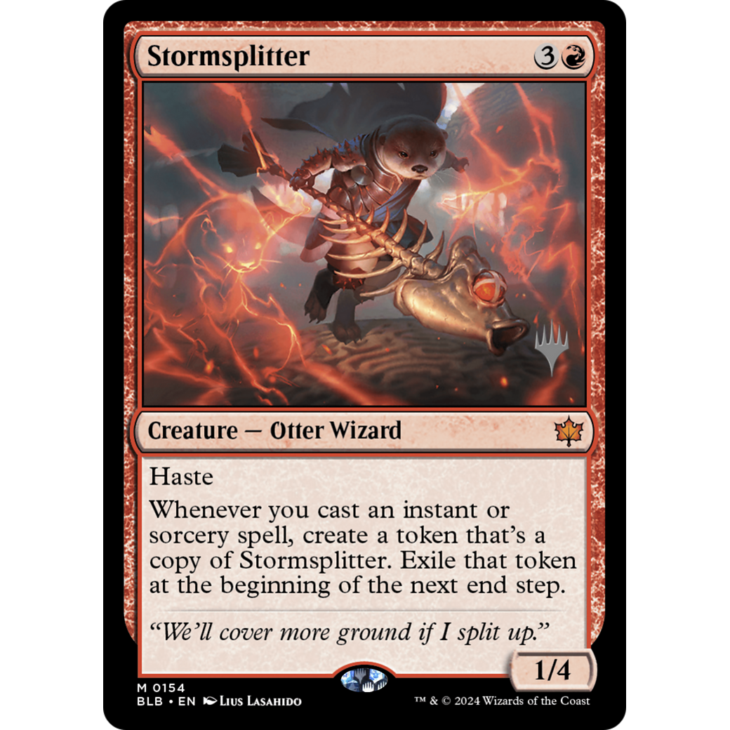 Stormsplitter (PPBLB-154P) - Bloomburrow Promos Foil