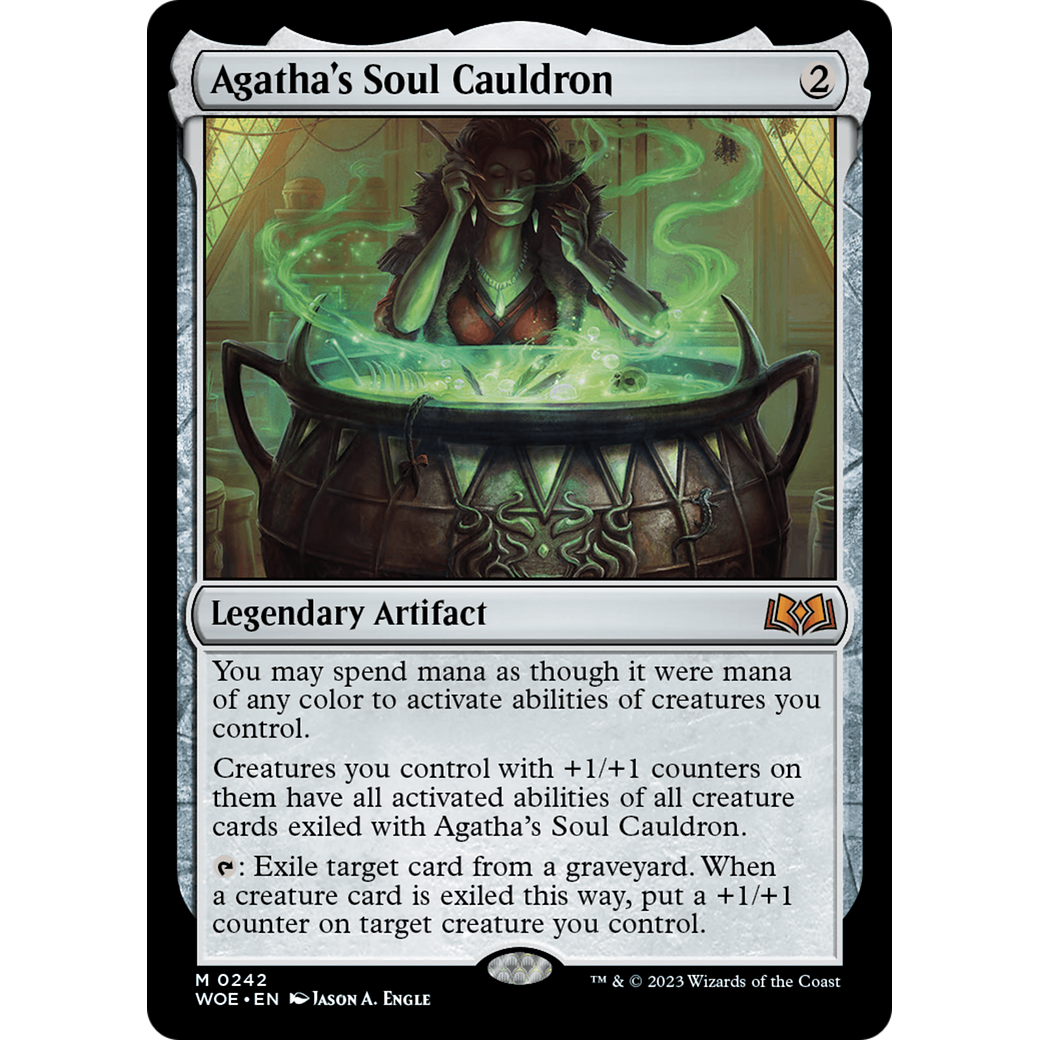 Agatha's Soul Cauldron (WOE-242) - Wilds of Eldraine Foil
