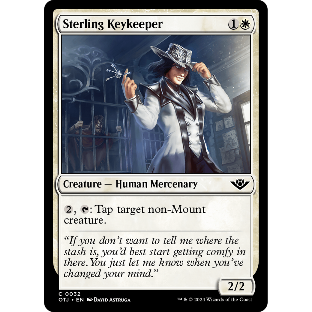 Sterling Keykeeper (OTJ-032) - Outlaws of Thunder Junction Foil