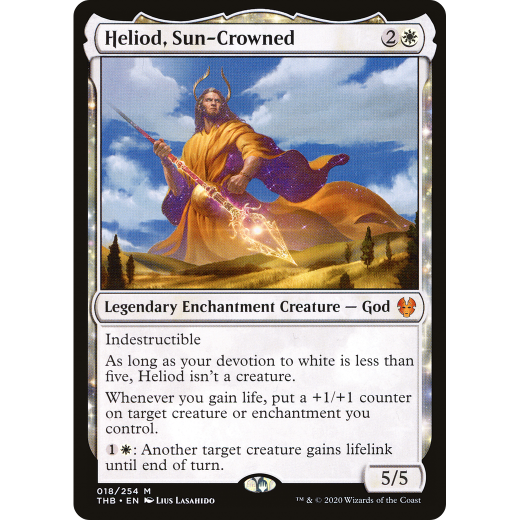 Heliod, Sun-Crowned (THB-018) - Theros Beyond Death: (enchantment)