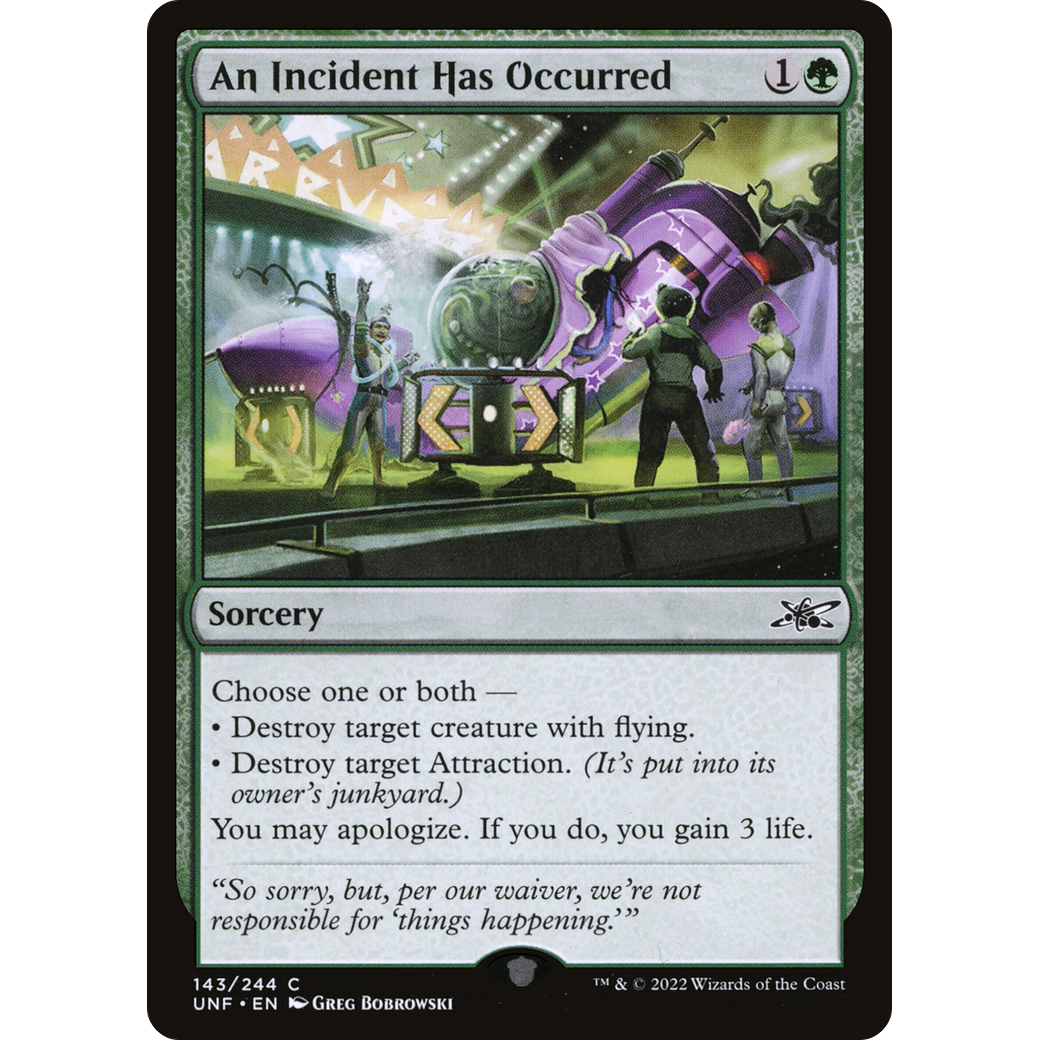 An Incident Has Occurred (UNF-143) - Unfinity