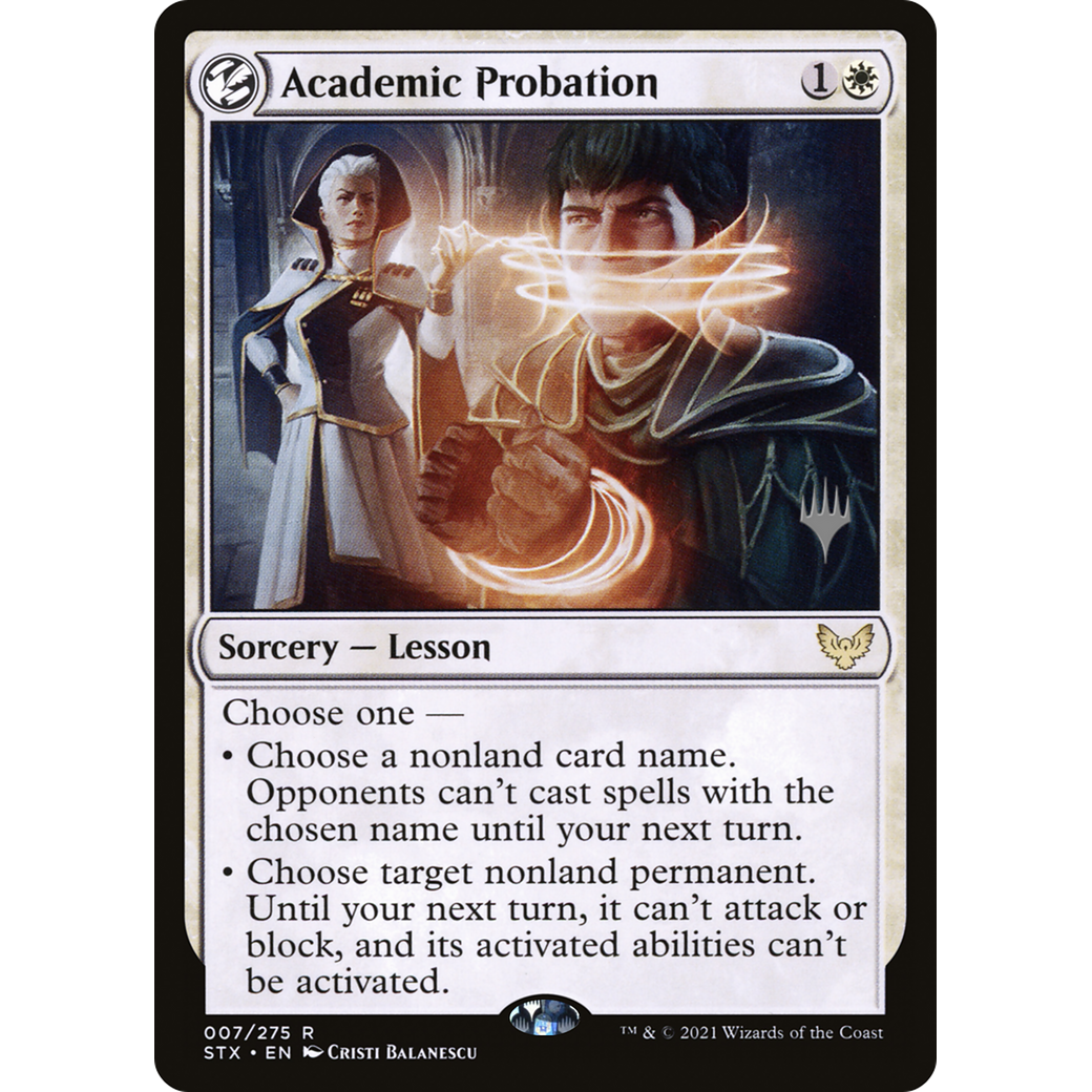 Academic Probation (PPSTX-007) - Strixhaven: School of Mages Promos: (lesson) Foil