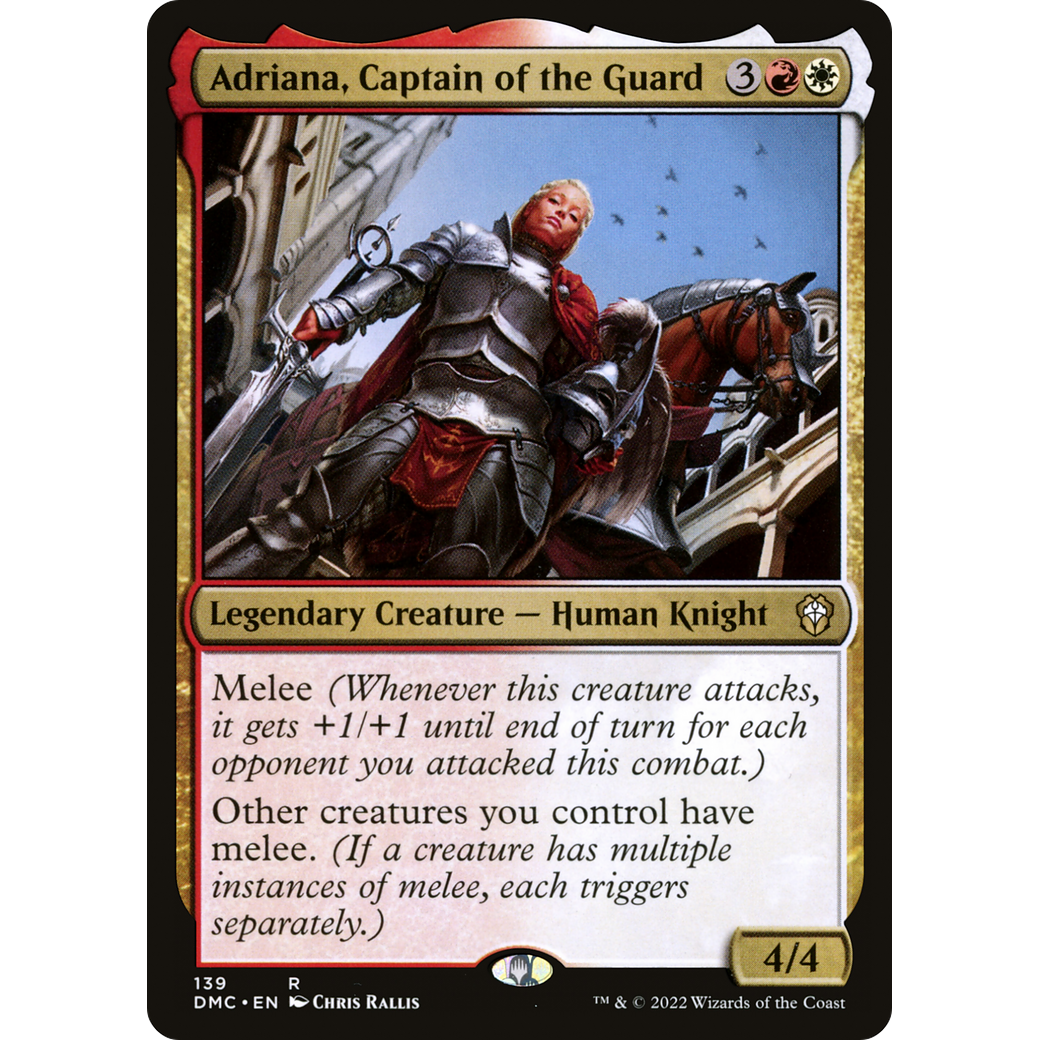 Adriana, Captain of the Guard (DMC-139) - Dominaria United Commander