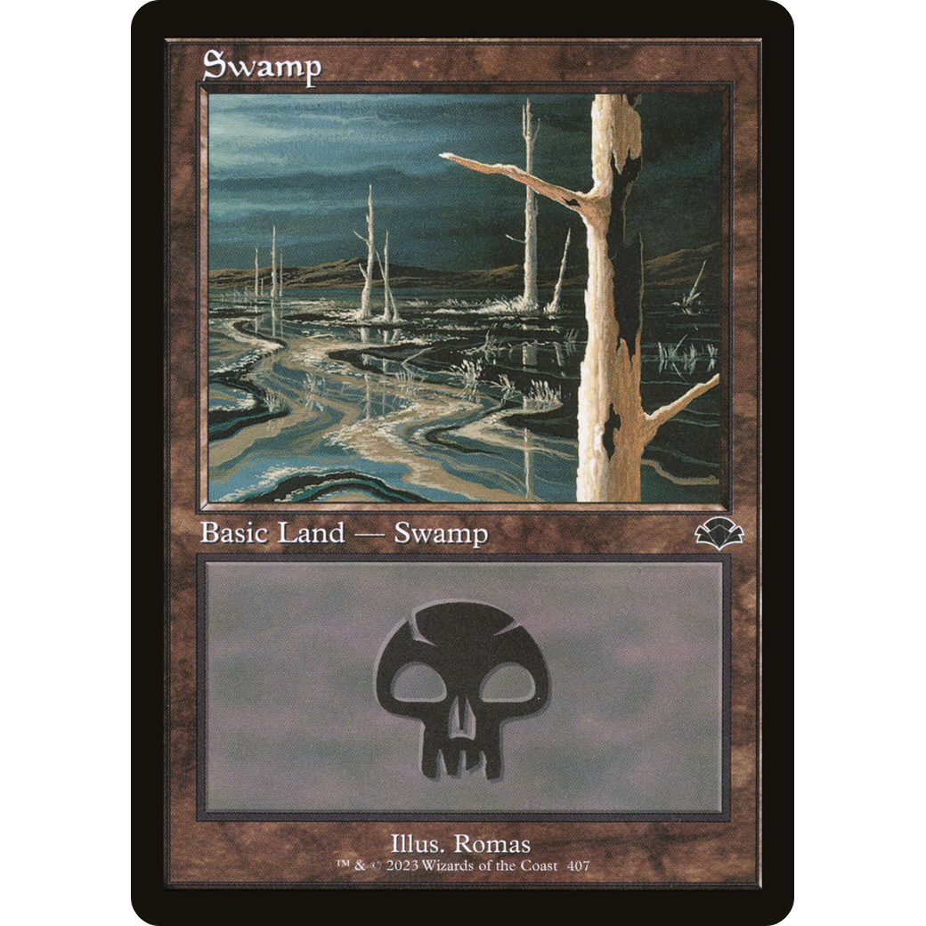 Swamp (407) (Retro Frame) (DMR-407) - Dominaria Remastered