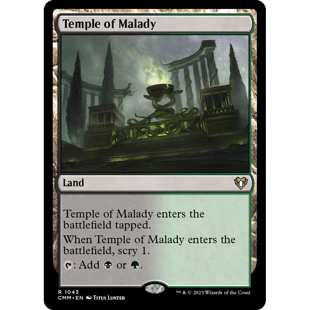 Temple of Malady (CMM-1043) - Commander Masters