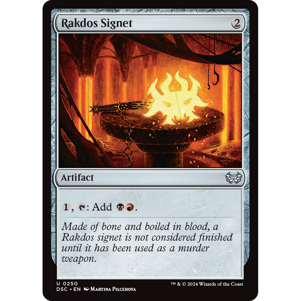 Rakdos Signet (DSC-250) - Duskmourn: House of Horror Commander