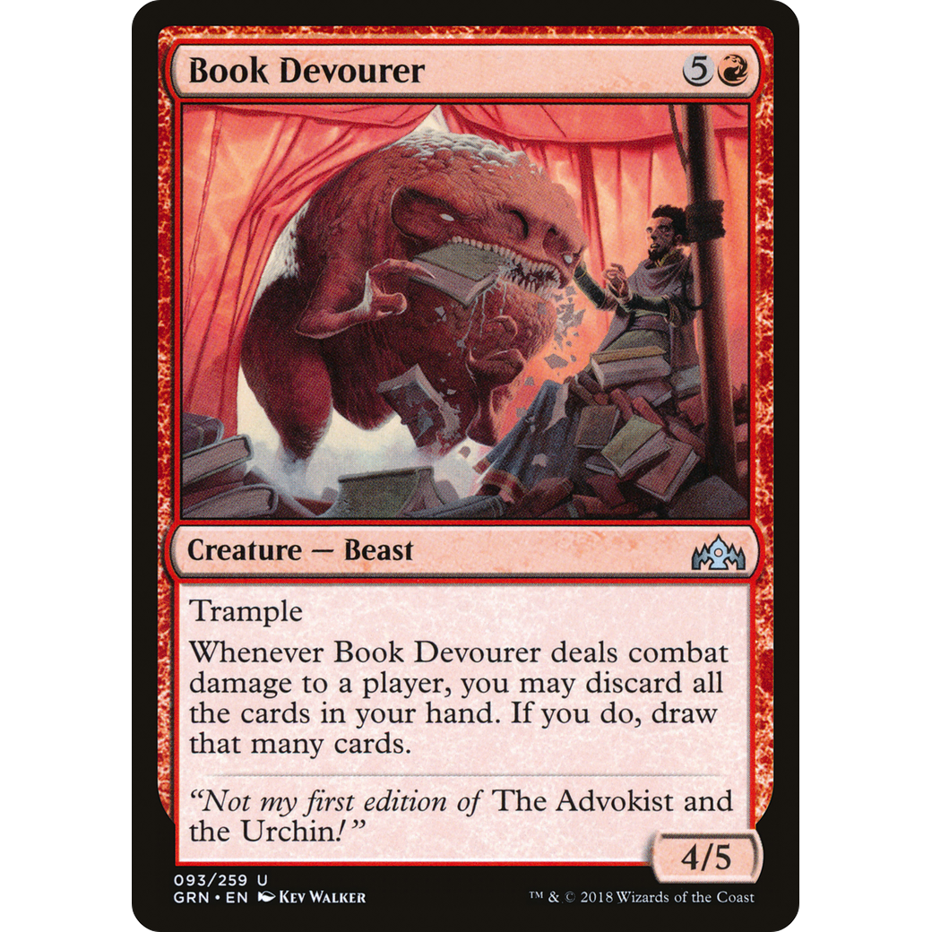 Book Devourer (GRN-093) - Guilds of Ravnica Foil
