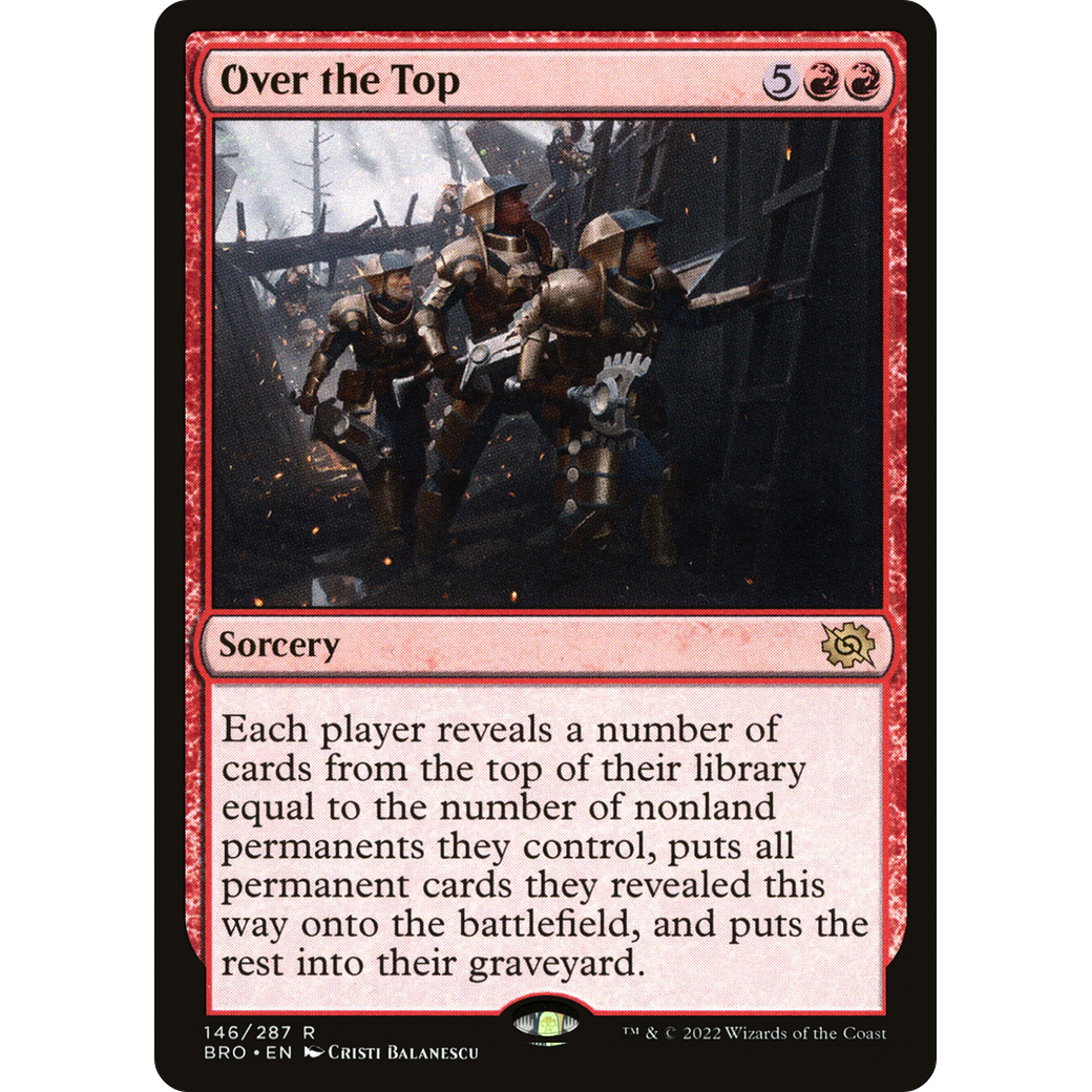 Over the Top (BRO-146) - The Brothers' War Foil