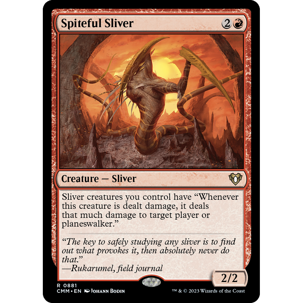 Spiteful Sliver (CMM-881) - Commander Masters