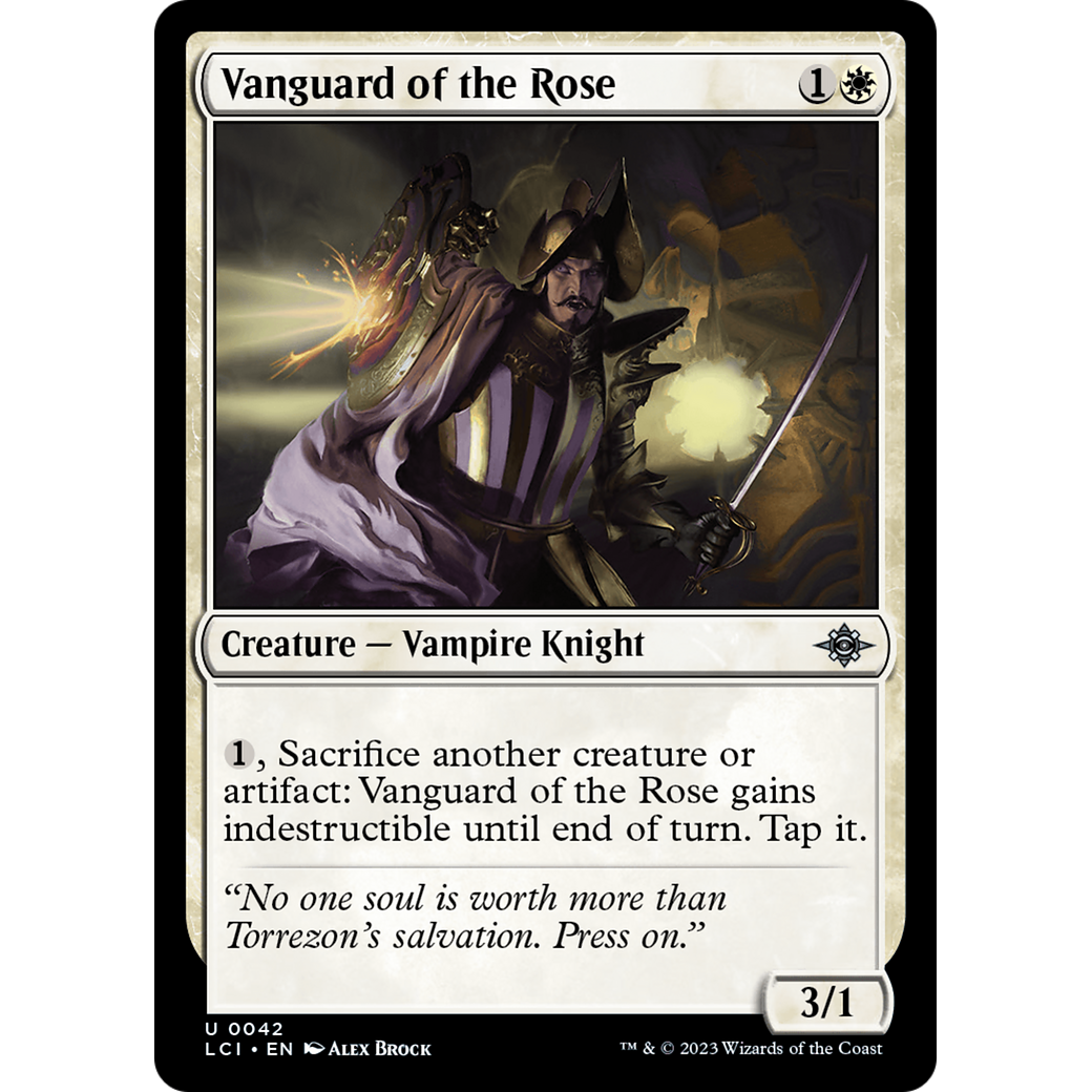 Vanguard of the Rose (LCI-042) - The Lost Caverns of Ixalan Foil