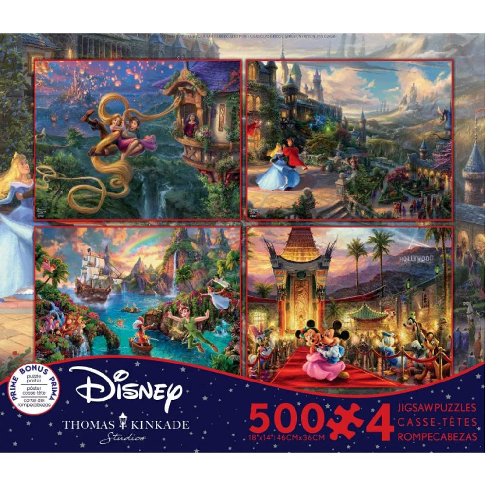 4 in 1 Disney Collection 500pc Puzzle (#3674-1)