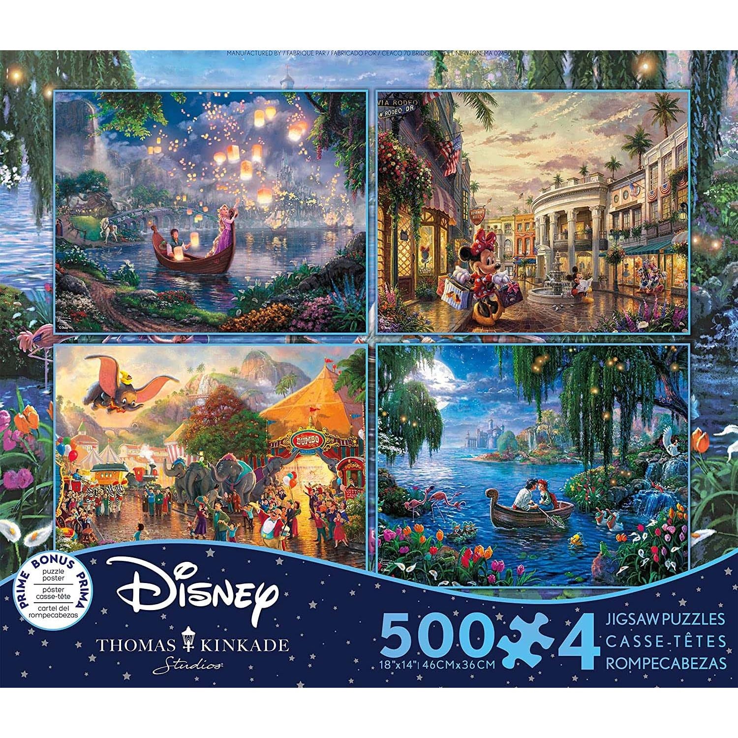 4 in 1 Disney Collection 500pc Puzzle (#3676-1)
