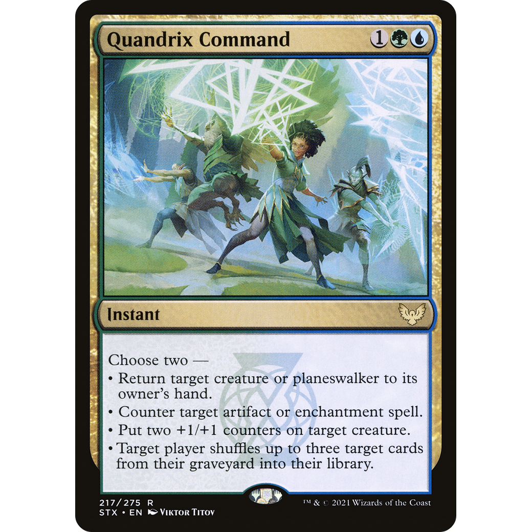 Quandrix Command (STX-217) - Strixhaven: School of Mages Foil